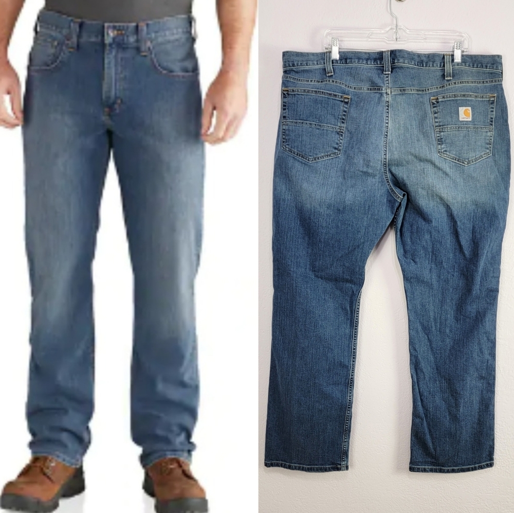 Carhartt Rugged Flex Relaxed Fit Straight Leg Jeans Men's Size 42×30